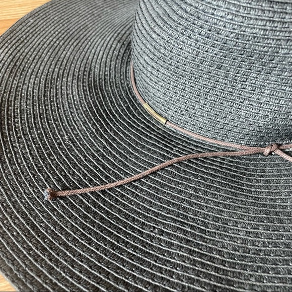 Lot of 2 Black Floppy Sun Hats Size M and M/L - Picture 4 of 8